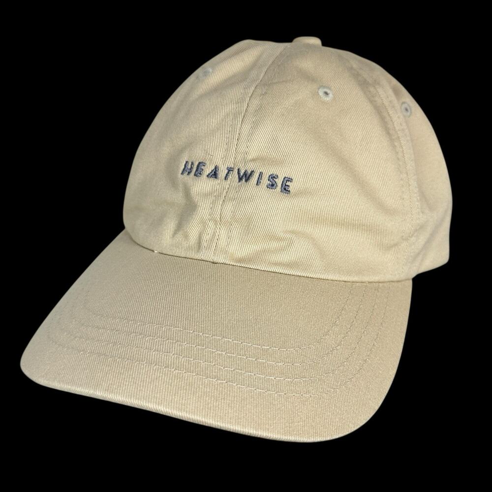 Heatwise Hat Cap Beige Adjustable Cotton Yupoong Classics